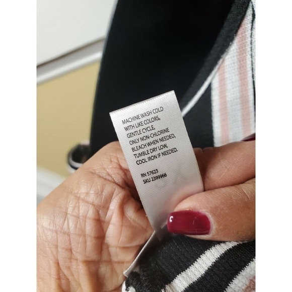 Just Be... Women Striped Jumpsuit 3X - Picture 7 of 8